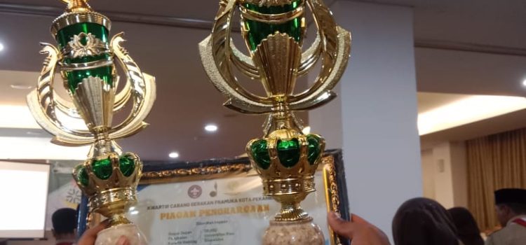 Juara 1 Lomba Gugus Depan Hebat Kwartir Cabang Gerakan Pramuka Kota Pekanbaru Tahun 2023