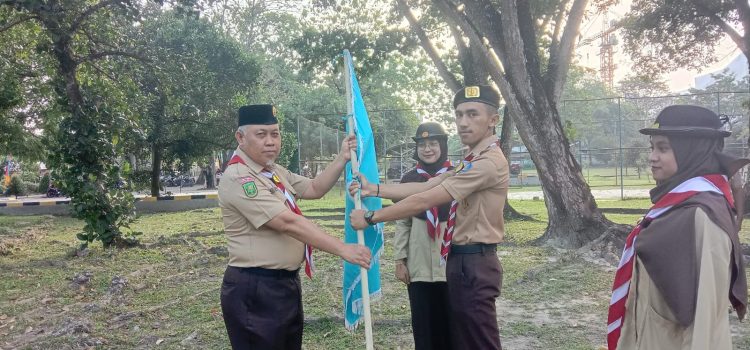 Penerimaan Duta Ambacana dalam Kegiatan Brigade Penolong dan Pelepasan Peserta Raimuna Daerah Riau